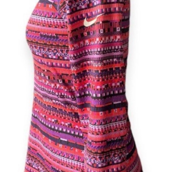 Nike Womens Pro Warm 8 Bit Half Zip Compression Dri Fit Pullover Jacket Medium - Picture 4 of 4